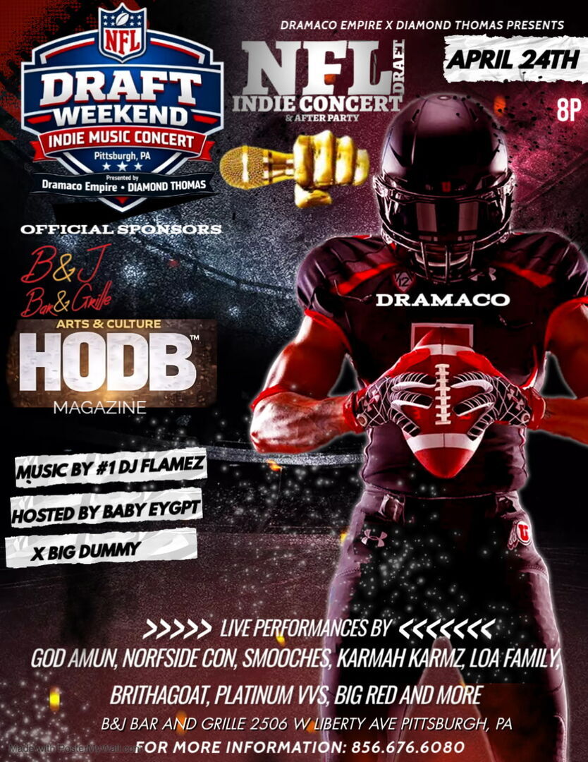 NFL DRAFT WEEKEND INDIE MUSIC CONCERT