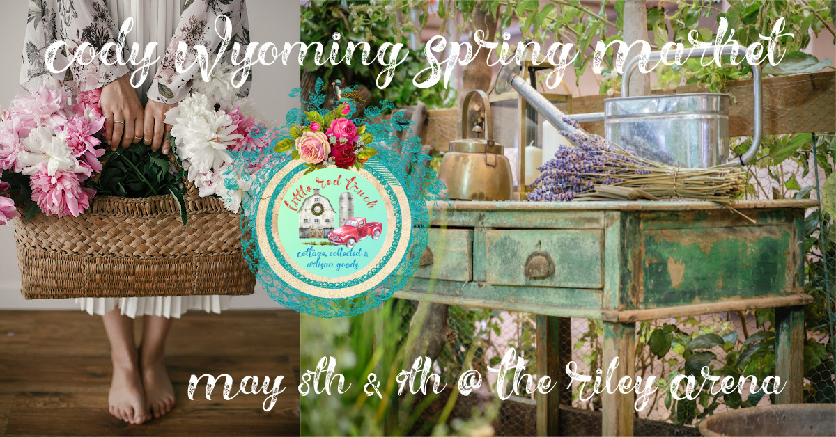 Cody Wy Little Red Truck SPRING Cottage Market