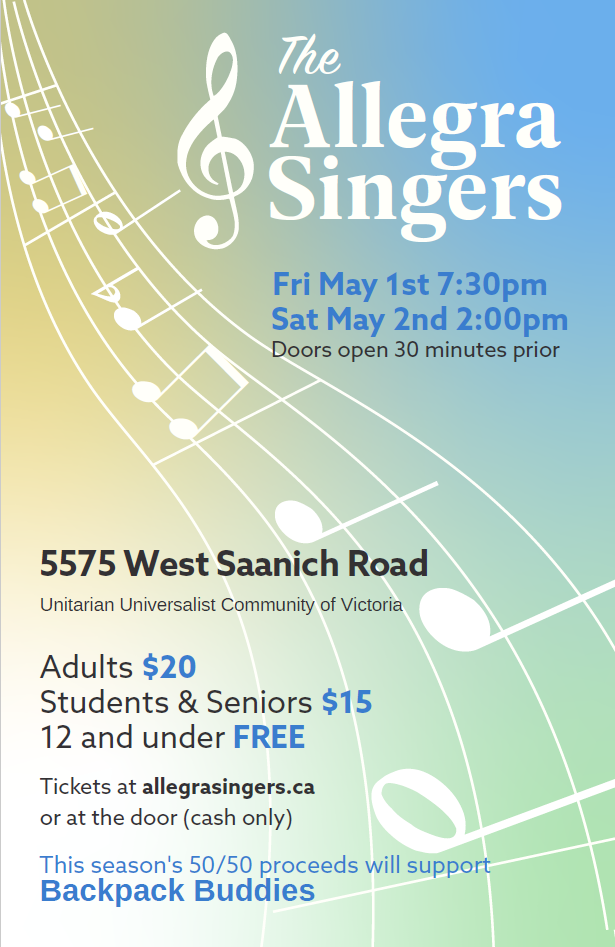 The Allegra Singers in Concert!