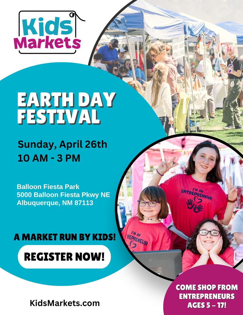 Kids Market at Earth Day Festival NM