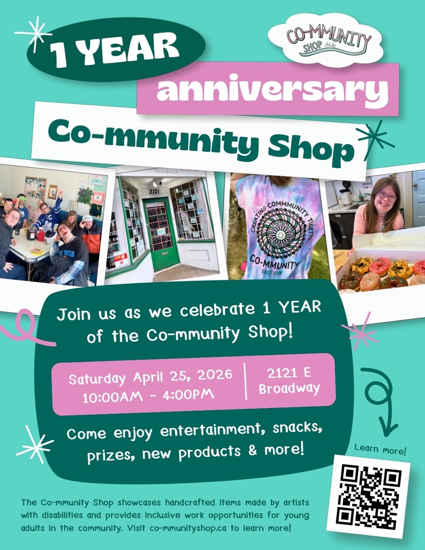 Co-mmunity Shop's One Year Anniversary