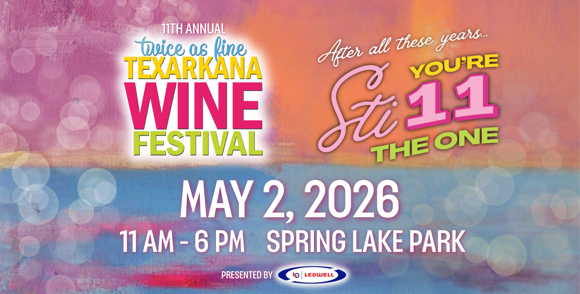 11th Annual Twice as Fine Texarkana Wine Festival