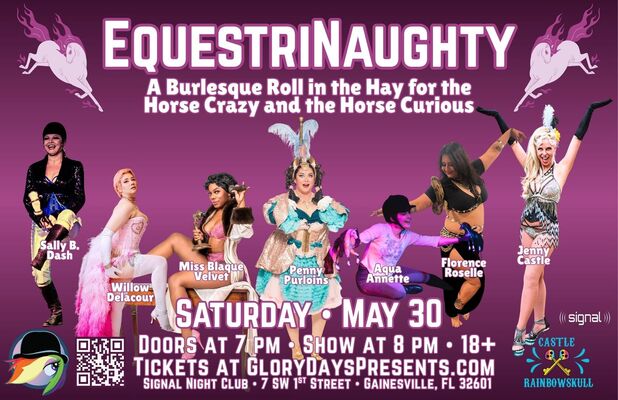 Event image for EquestriNaughty - A Burlesque Roll in the Hay for the Horse Crazy and the Horse Curious