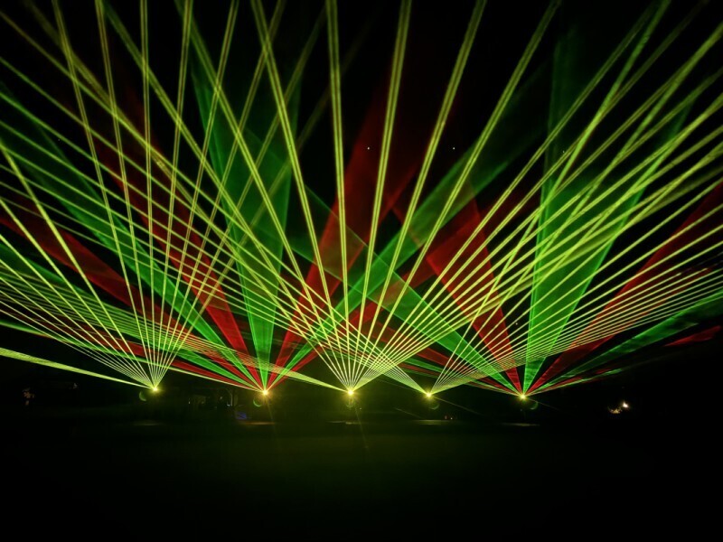 Christmas Holiday Laser Show