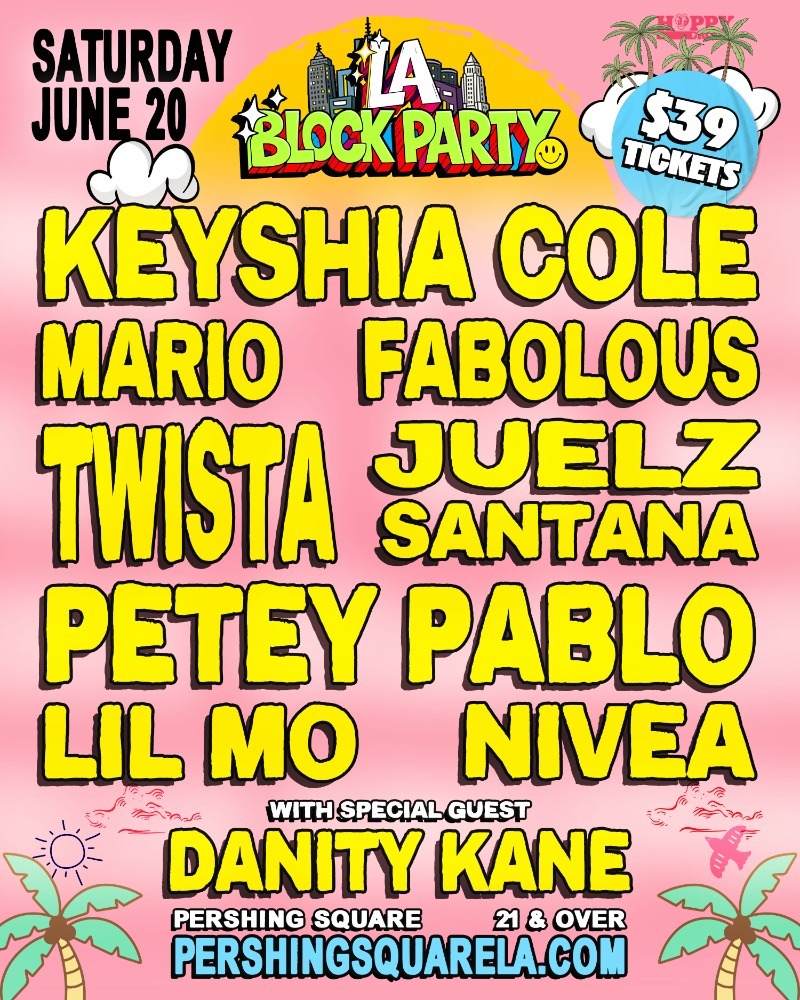 LA Block Party 2026 at Pershing Square Los Angeles