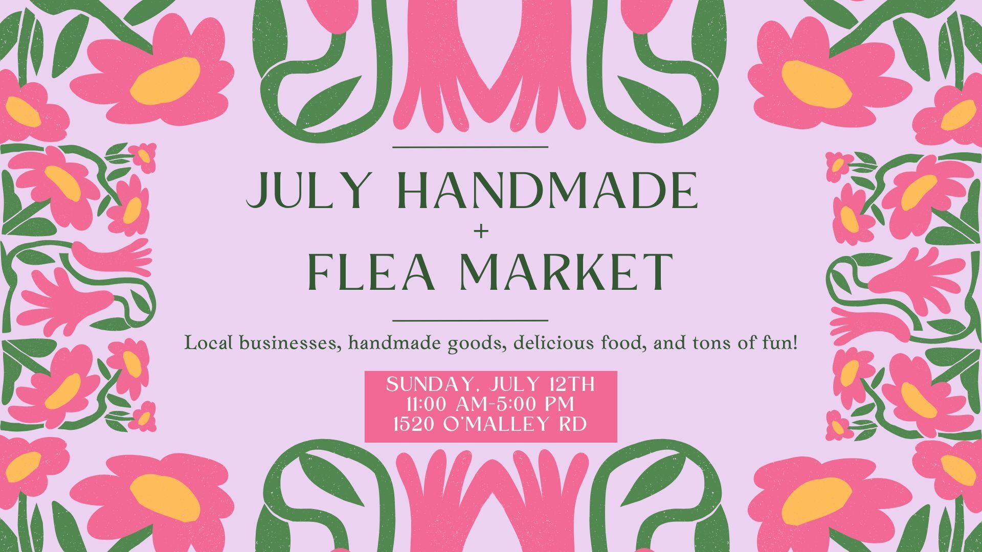 July Handmade and Flea Market