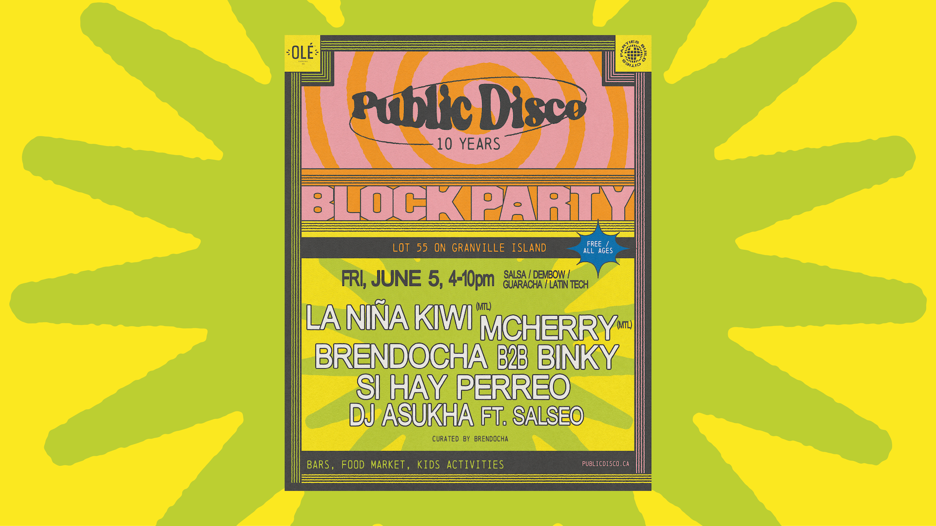 Public Disco Block Party: Granville Island Day 1 - Public Disco Block Party: Granville Island Day 1