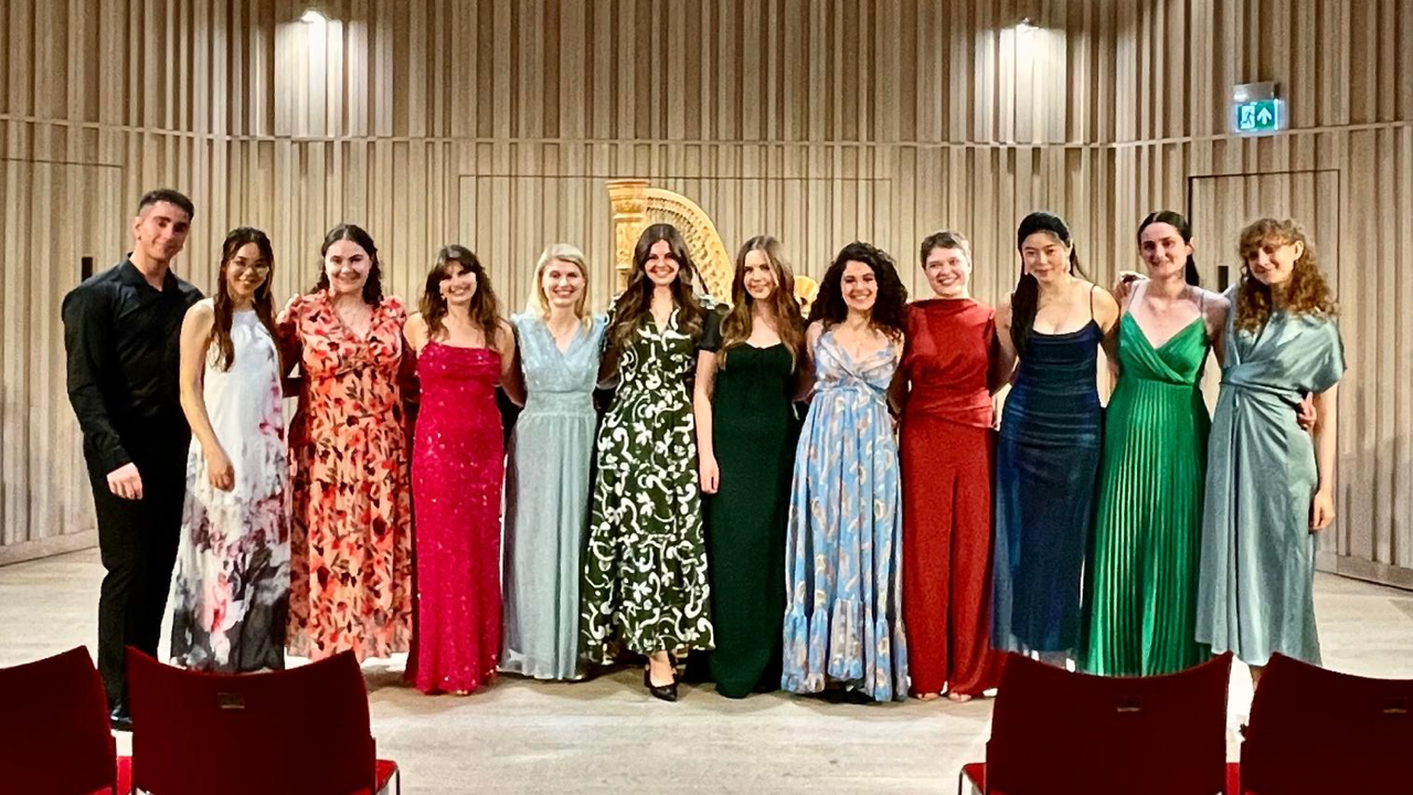 Royal Academy of Music Harp Ensemble: Dancing with Harps! June 10 Pinner Parish Church