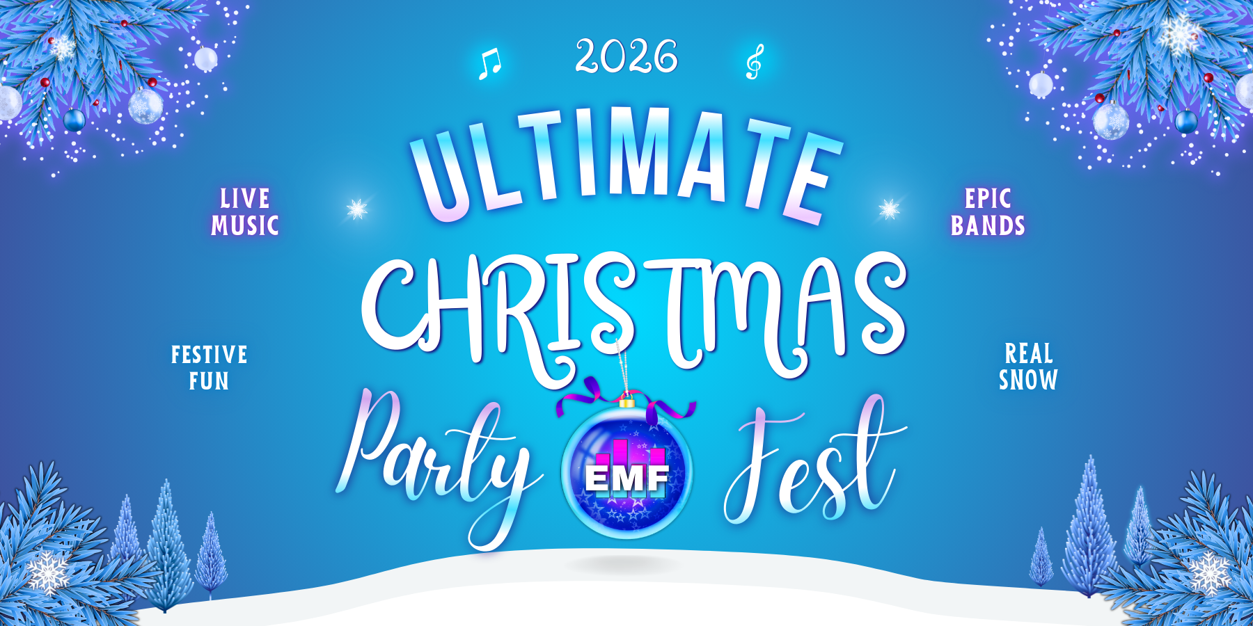 Ultimate Christmas Party Fest - Coming back to Eastbourne on 4th, 5th & 12th December 2026 at 7pm - Ultimate Christmas Party Fest - Coming back to Eastbourne on 4th, 5th & 12th December 2026 at 7pm