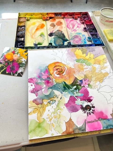 Plein Air Petal Portraits with Annelein Beukenkamp - Plein Air Petal Portraits with Annelein Beukenkamp