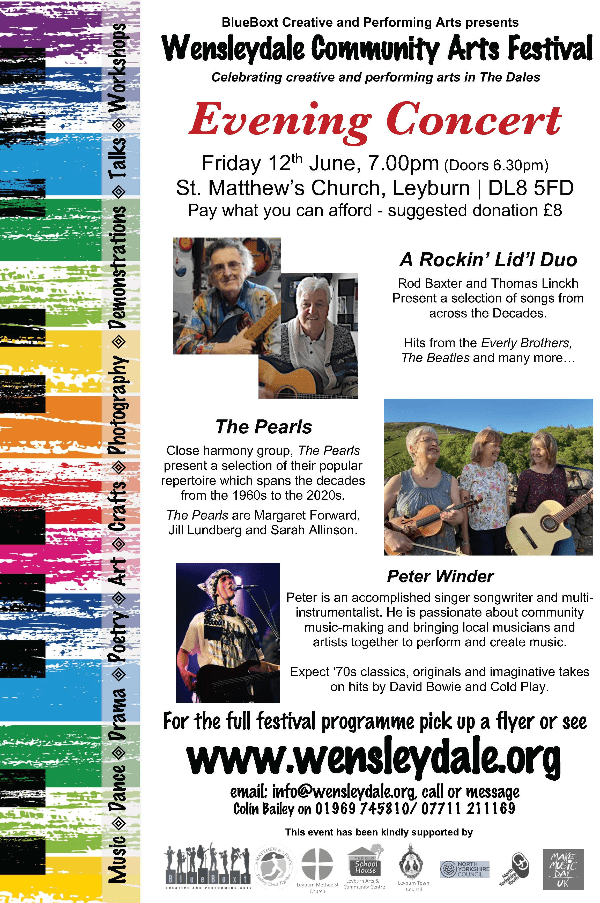 Somewhere Road - Stories, Songs and Tunes | Wensleydale Community Arts Festival