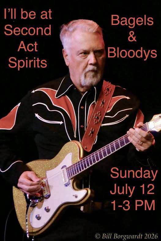 7/12/26 1pm-3pm Live Music by Ed Conway (Bloody Marys & Bagels) @Second Act Spirits, Amsterdam, NY