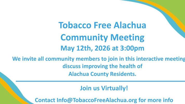 Event image for Tobacco Free Alachua Partnership Meeting