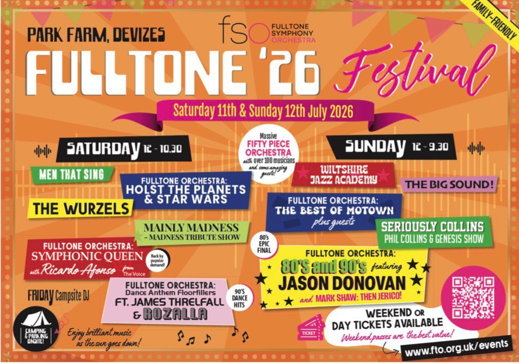 FULLTONE ’26 SET TO IGNITE WILTSHIRE WITH AN EPIC WEEKEND OF LIVE MUSIC - FULLTONE ’26 SET TO IGNITE WILTSHIRE WITH AN EPIC WEEKEND OF LIVE MUSIC