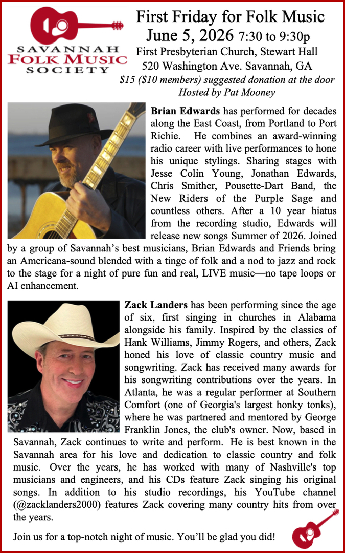 First Friday for Folk Music - First Friday for Folk Music