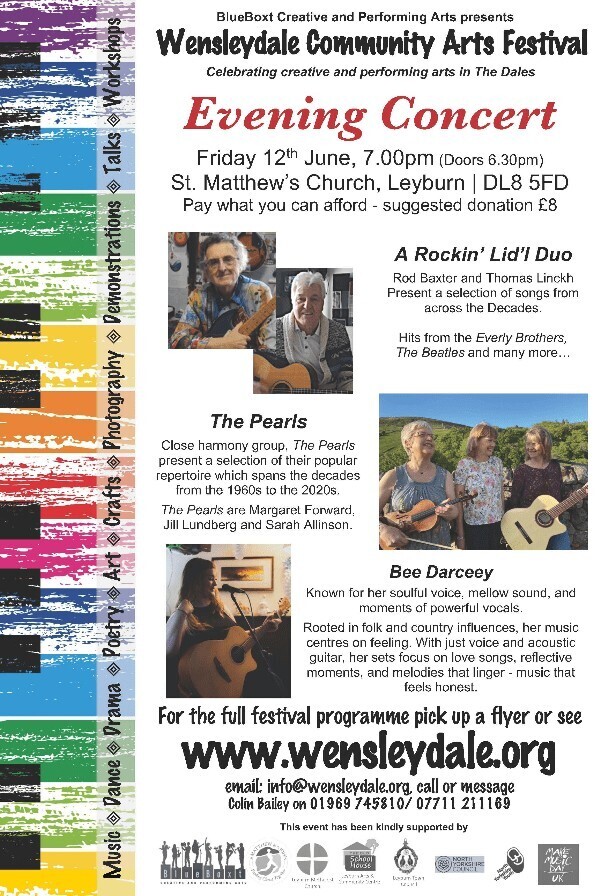 Bee Darceey - folk and country inspired | Wensleydale Community Arts Festival