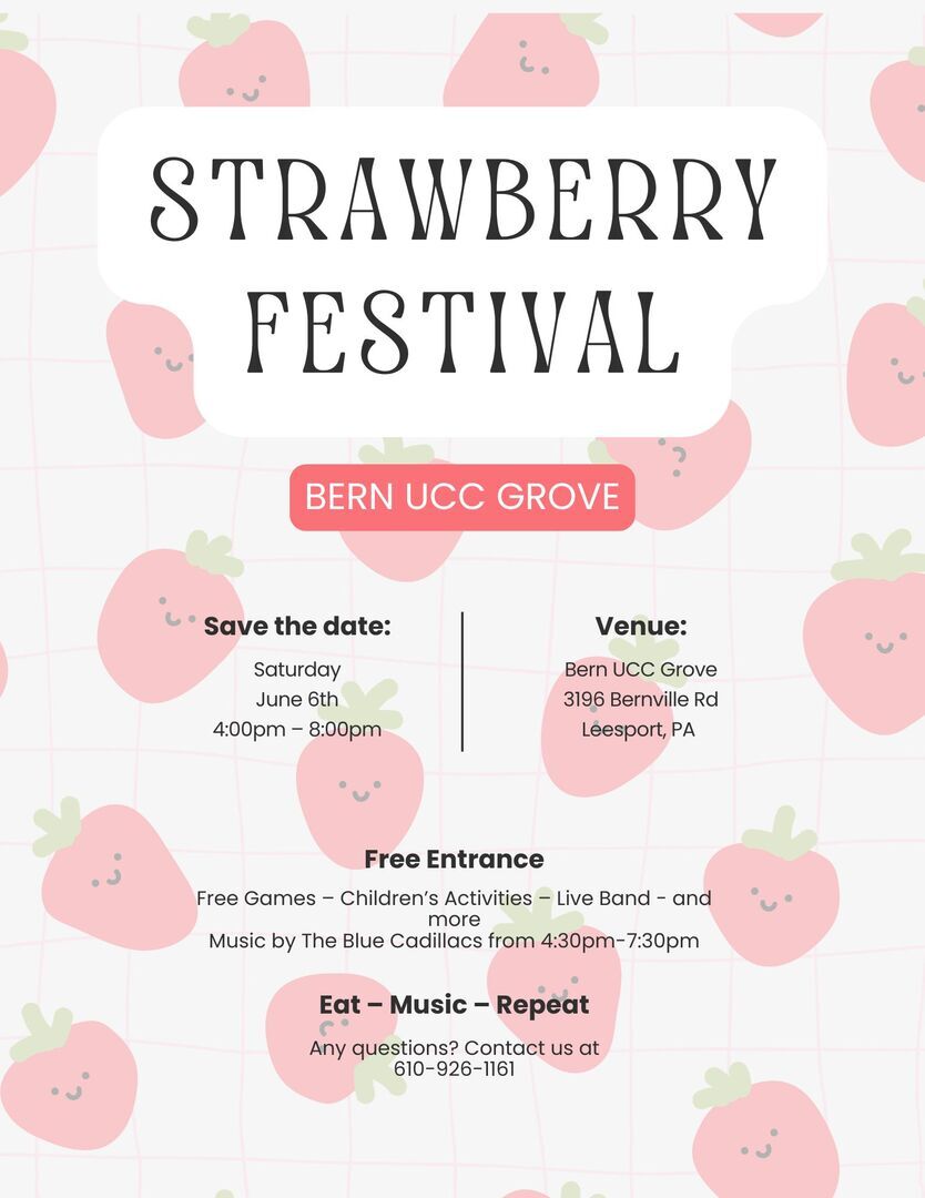 Bern Reformed UCC Grove - Strawberry Festival