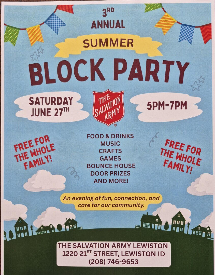 The Salvation Army 3rd Annual Summer Block Party