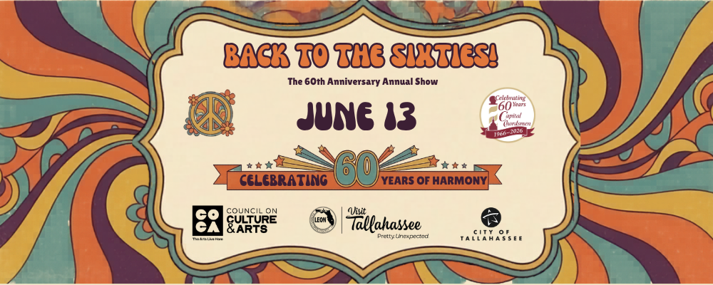 Capital Chordsmen 60th Anniversary Show: Back to the ’60s
