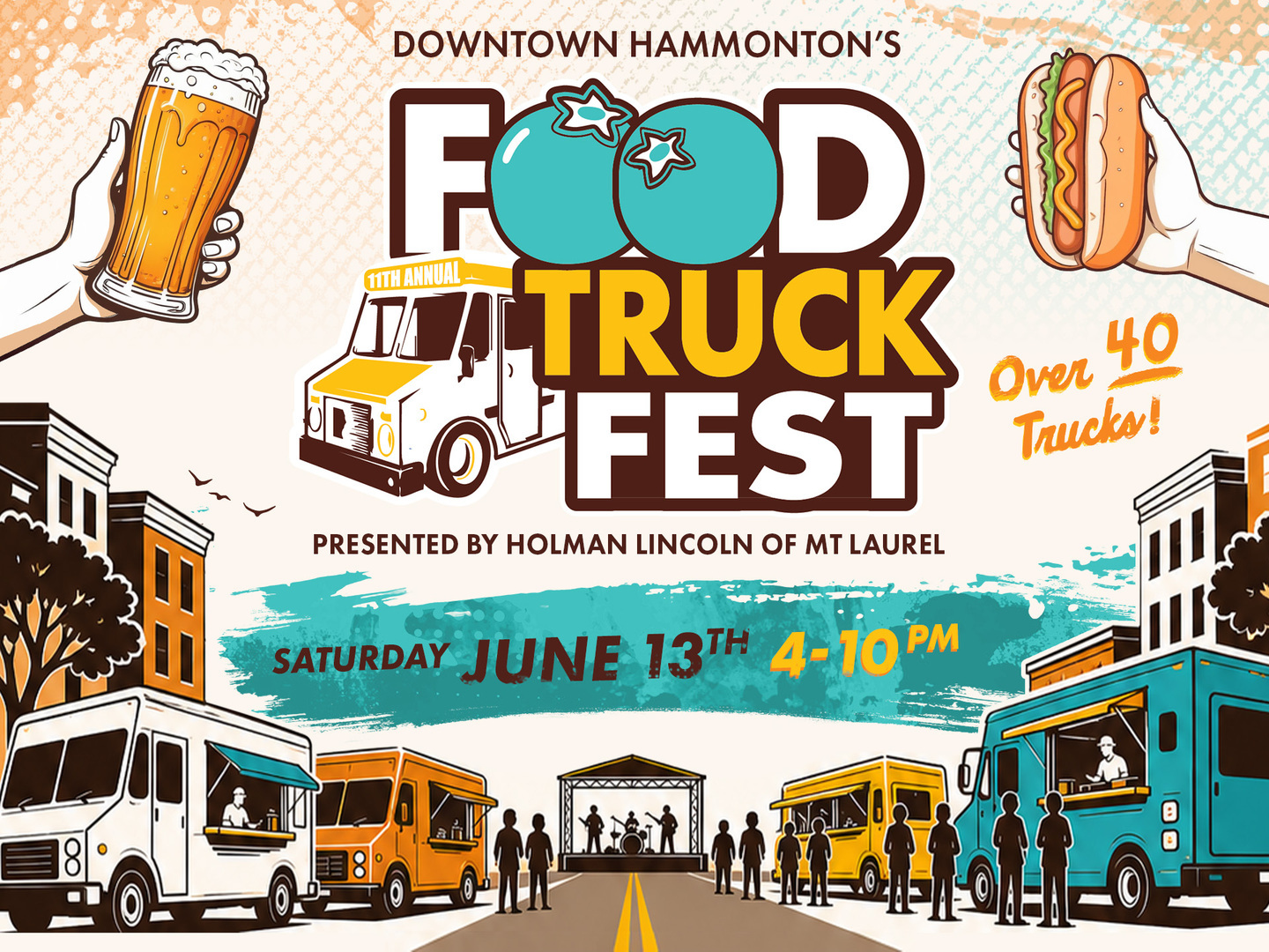 The 11th Annual Downtown Hammonton Food Truck Festival