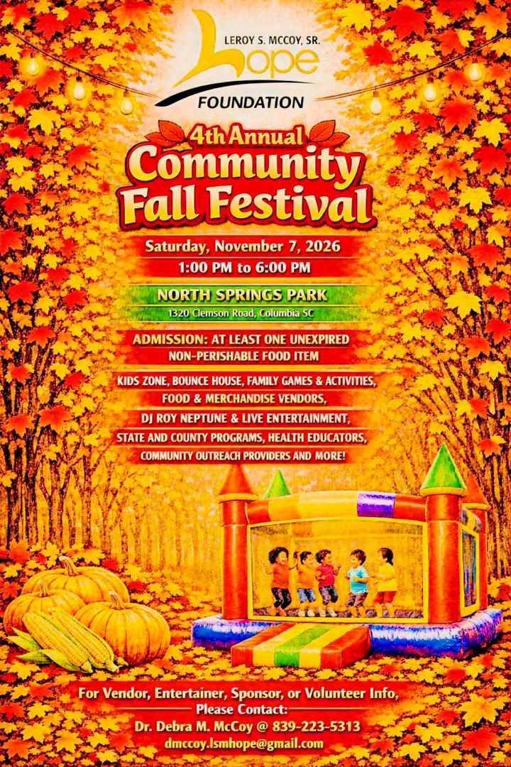 Leroy S. McCoy Sr. HOPE Foundation Fourth Annual Community Fall Festival