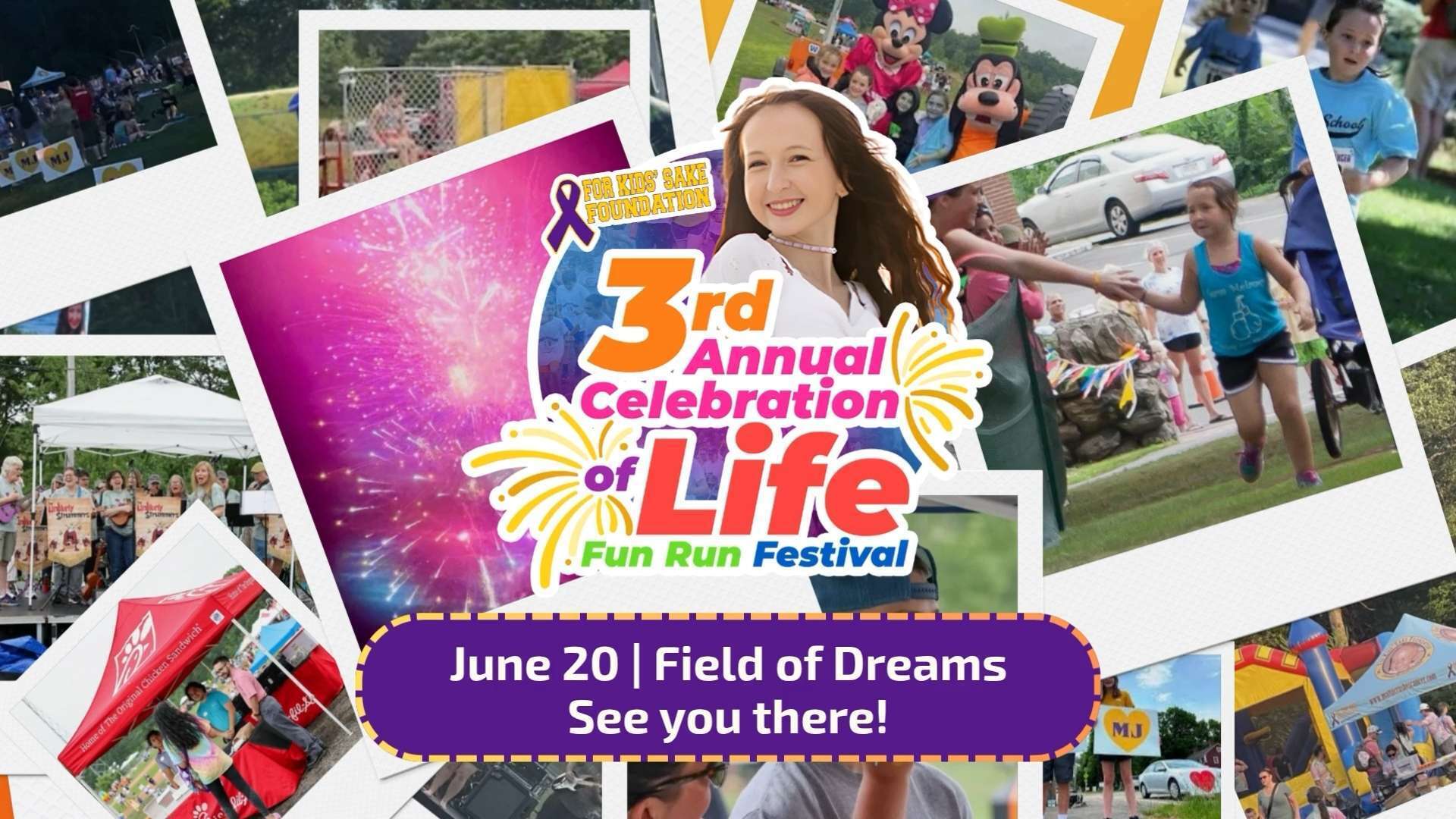Pin Fun Run & Fireworks Festival | June 20 at the Field of Dreams in Plainville Massachusett