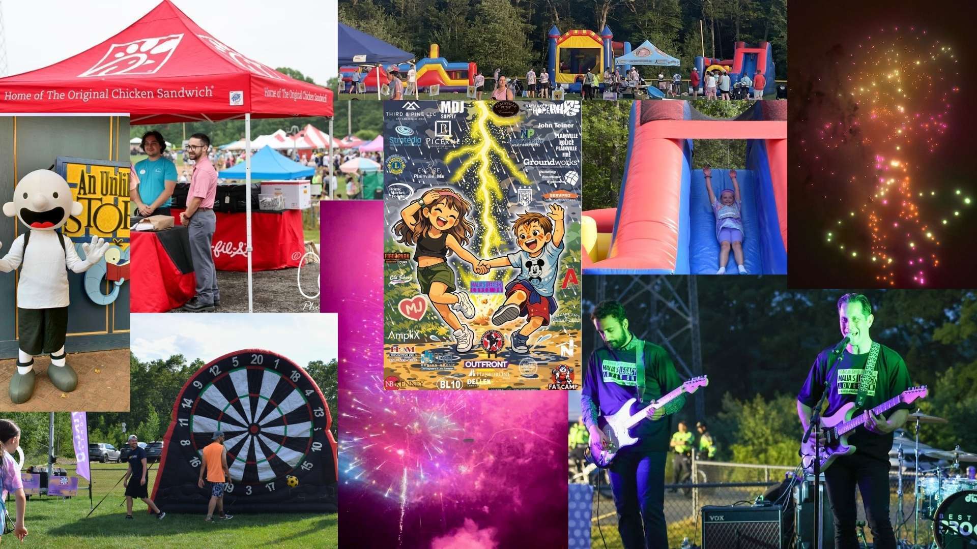Pin Fun Run & Fireworks Festival | June 20 at the Field of Dreams in Plainville Massachusett - Pin Fun Run & Fireworks Festival | June 20 at the Field of Dreams in Plainville Massachusett