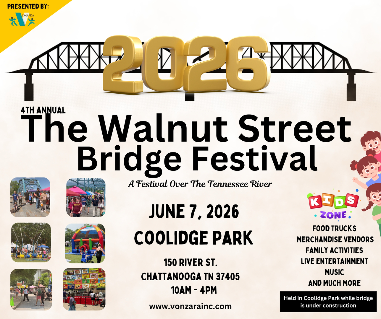 4th Annual The Walnut Street Bridge Festival 2026