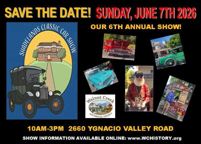 2026 6th Annual Shadelands Classic Car Show