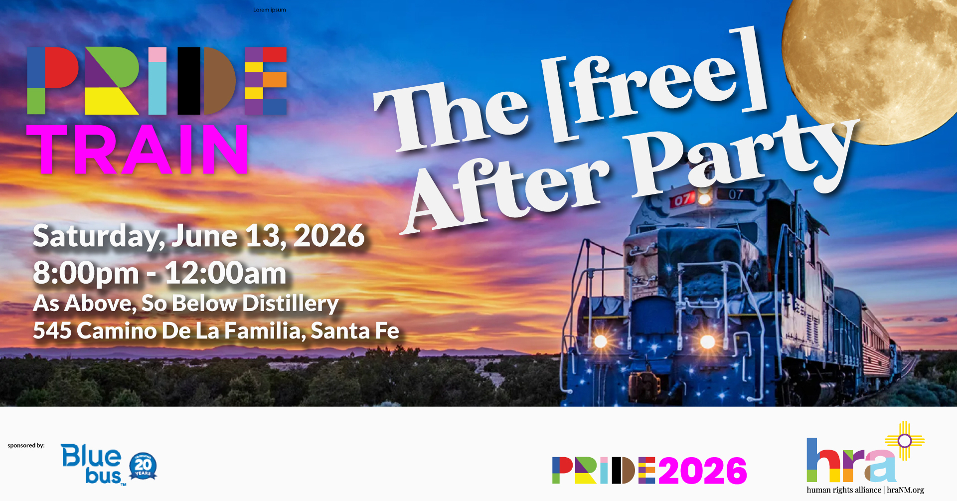 The PRIDE Train [free] After Party