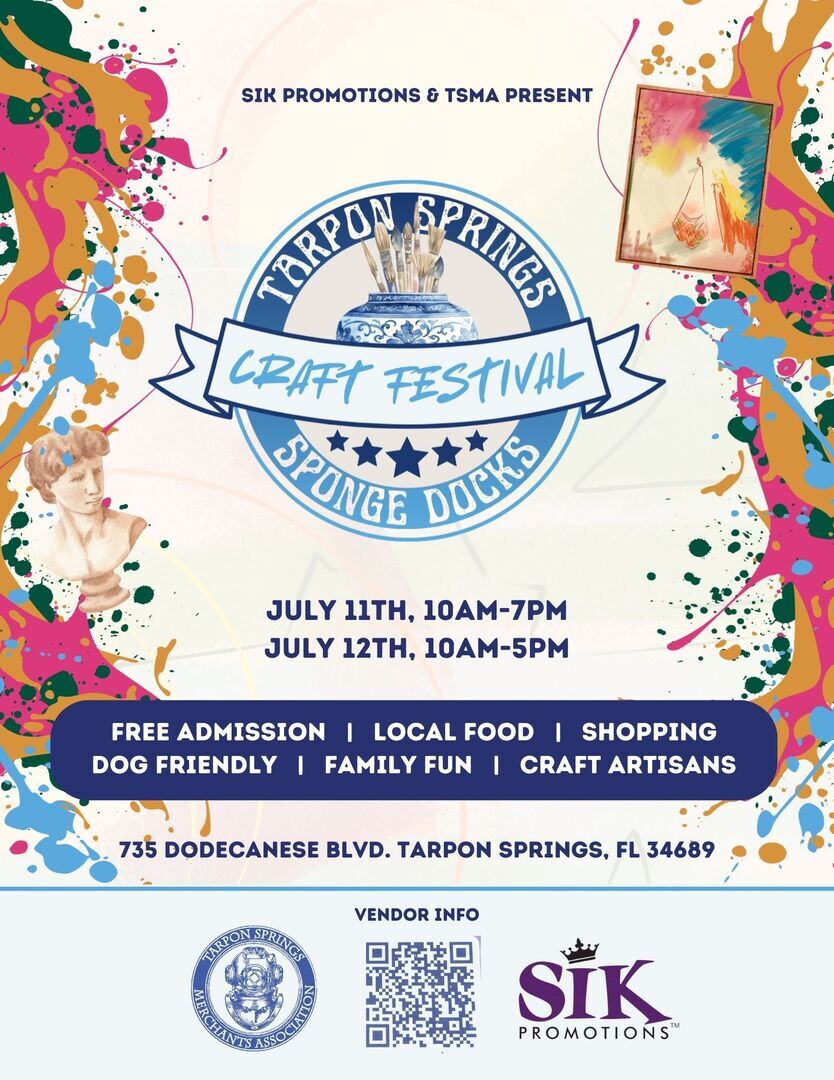 Tarpon Springs Sponge Docks Craft Festival
