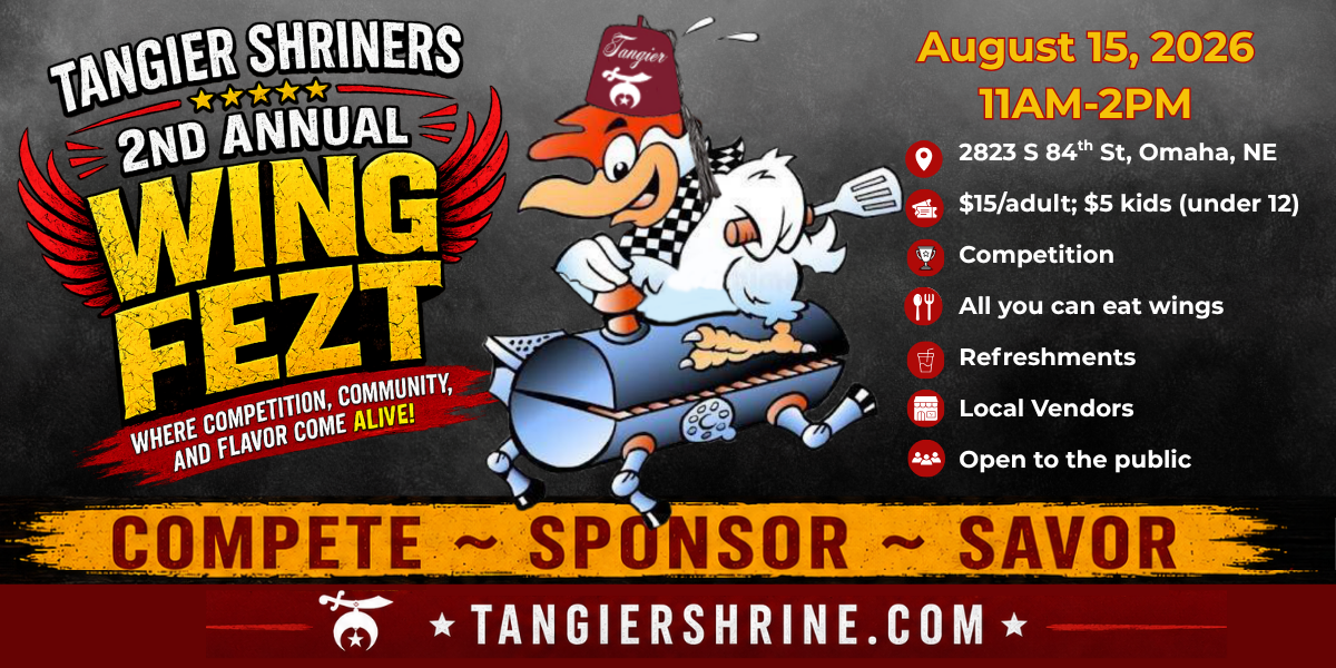 Tangier Shriners Second Annual Wing Fezt