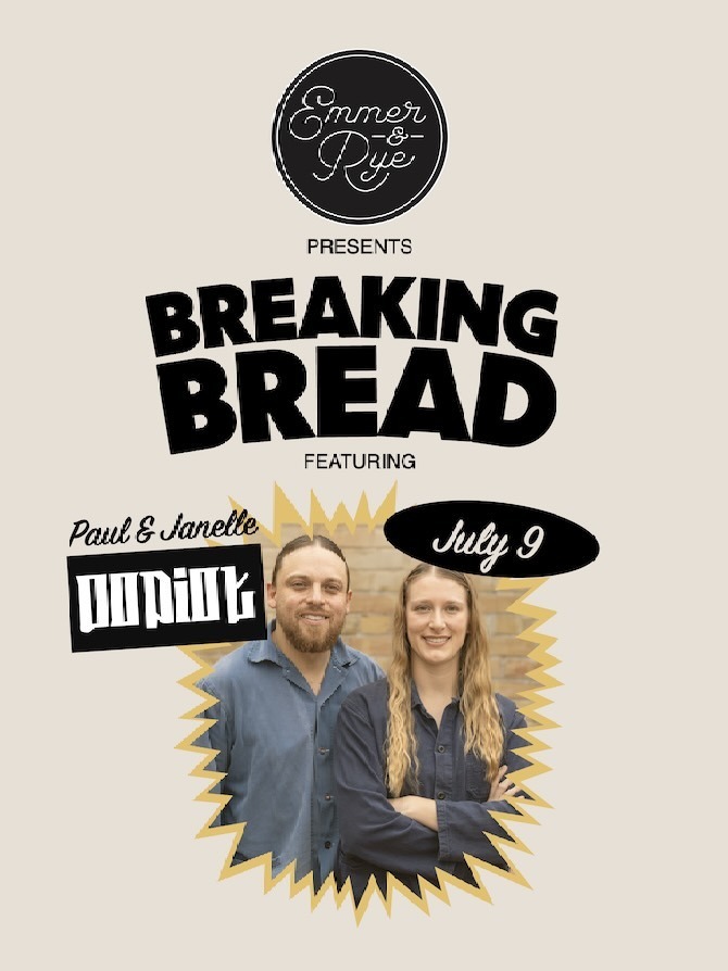 Breaking Bread Dinner Series: Popiol