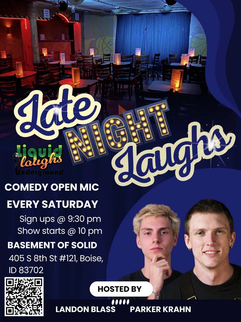 Free Comedy Show! Late Night Laughs Comedy Show & Open Mic!