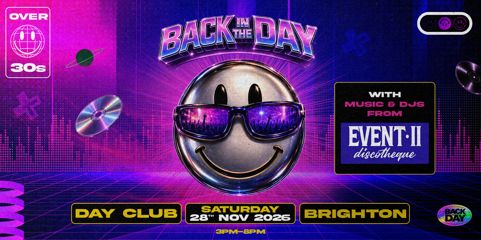 Event 2 Brighton Day Club for over 30's