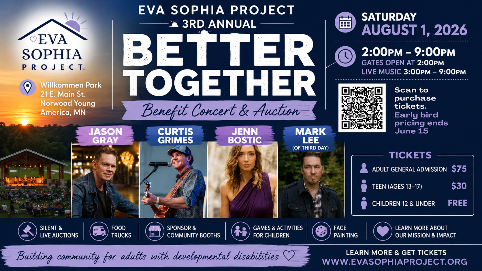 Eva Sophia Project's Better Together Benefit Concert & Auction - Eva Sophia Project's Better Together Benefit Concert & Auction