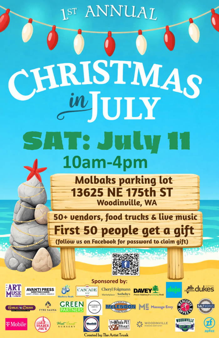 Woodinville Market Fair: Christmas In July event