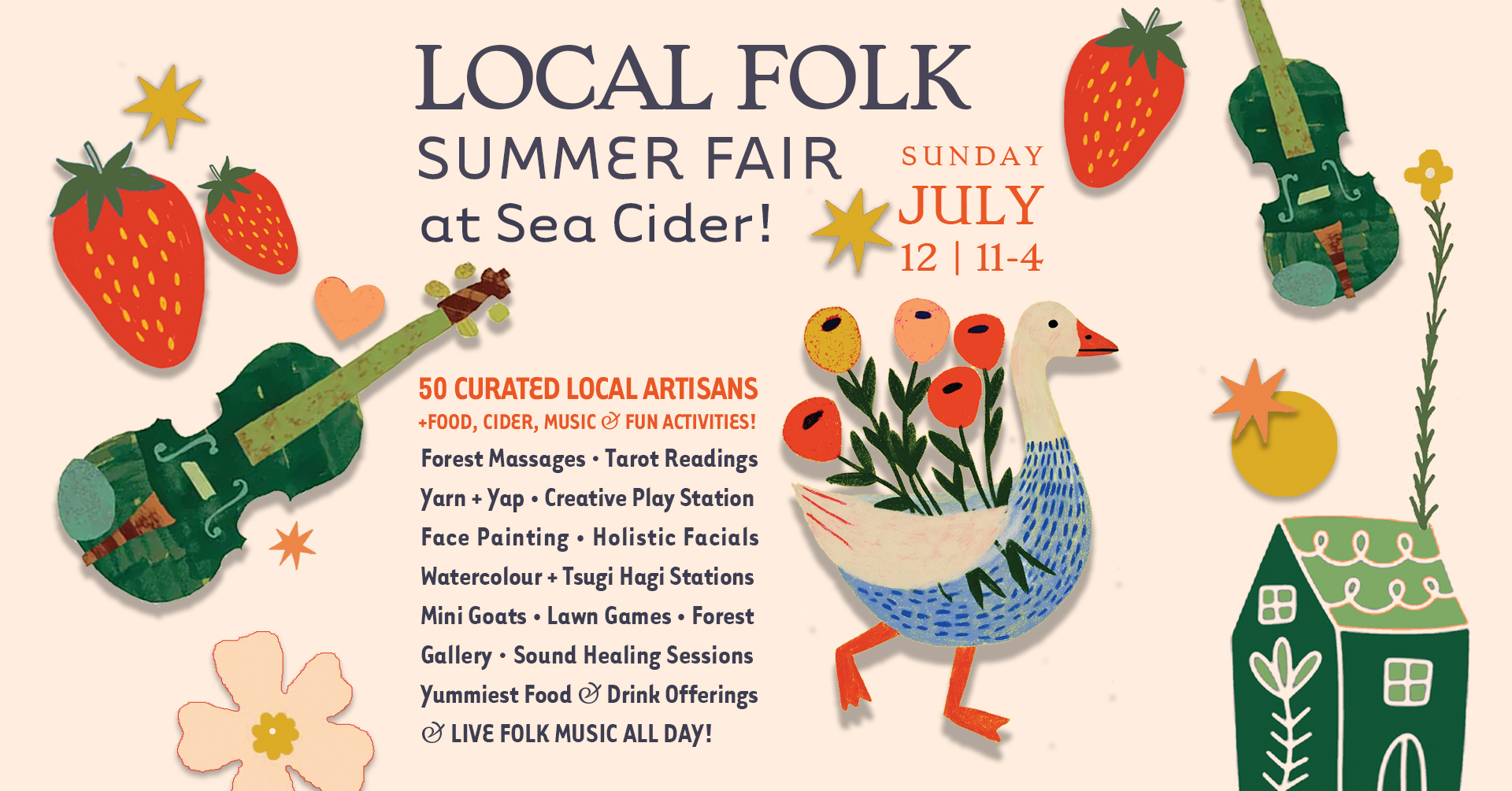 3rd Annual 'Local Folk' Summer Fair at Sea Cider!