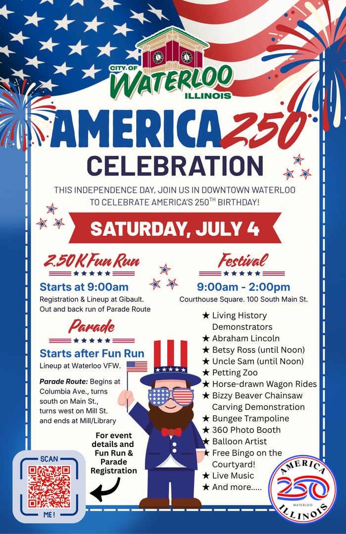 Celebrate America 250: Fun Run, Parade & Festival