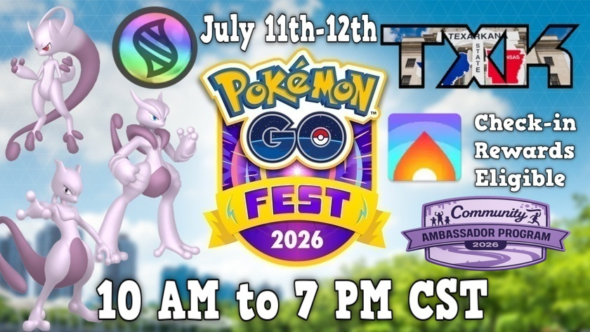 Pokémon GO Fest Texarkana 2026