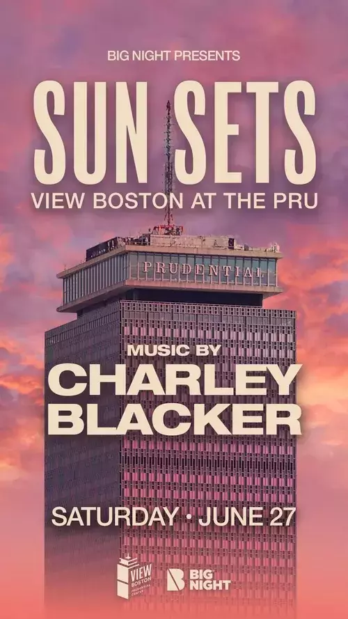Sun Sets at View Boston: Rooftop Music Series ft. Charley Blacker