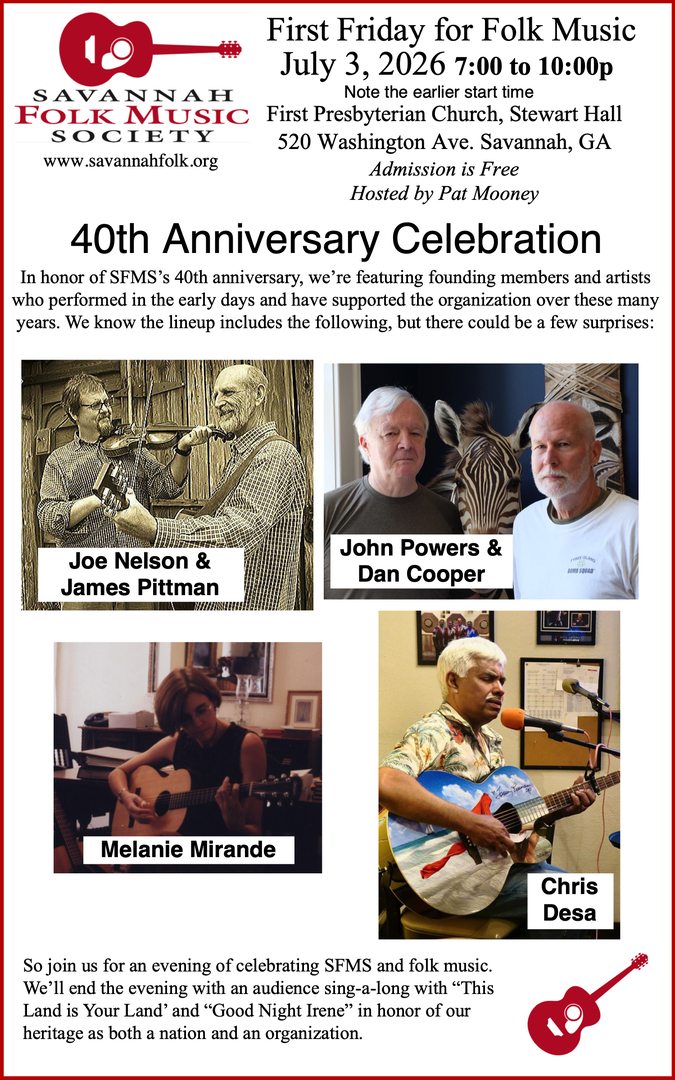 First Friday for Folk Music