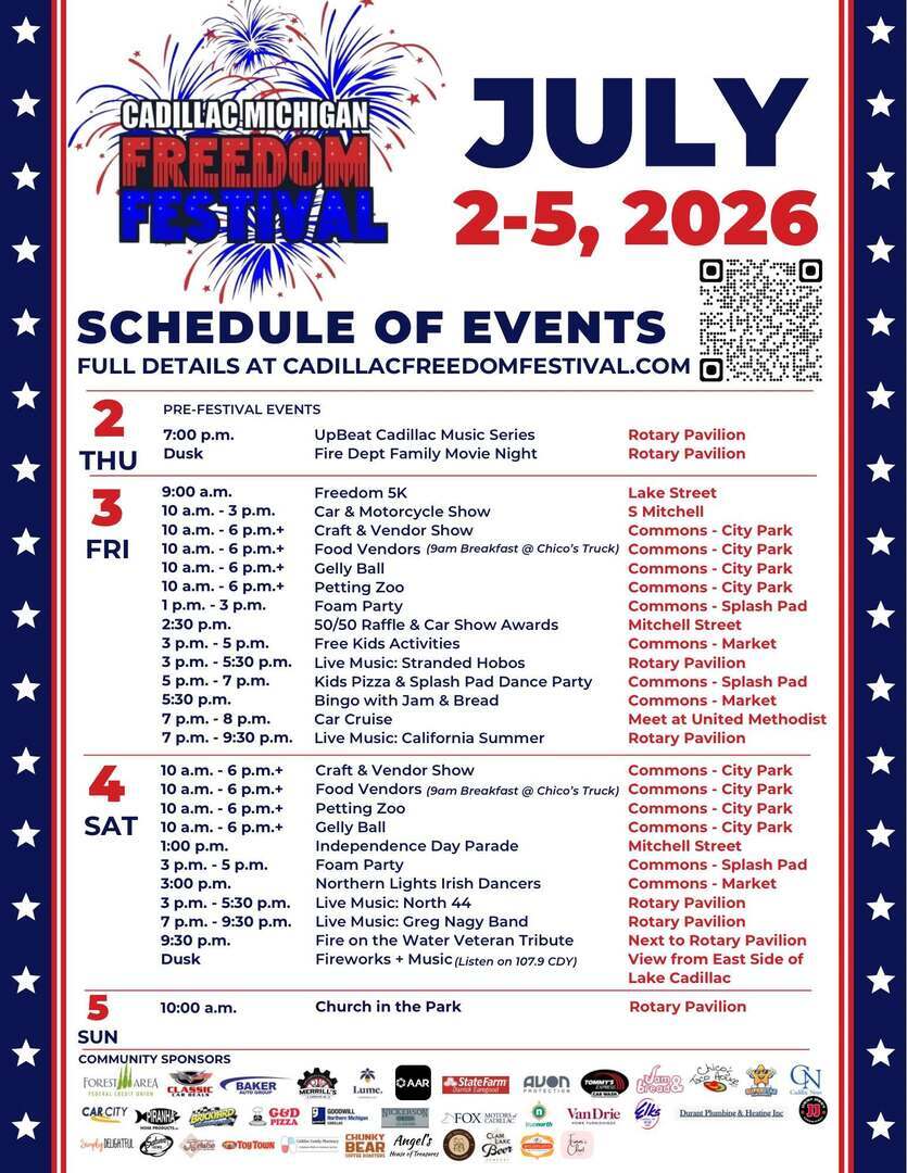 Cadillac Michigan Freedom Festival