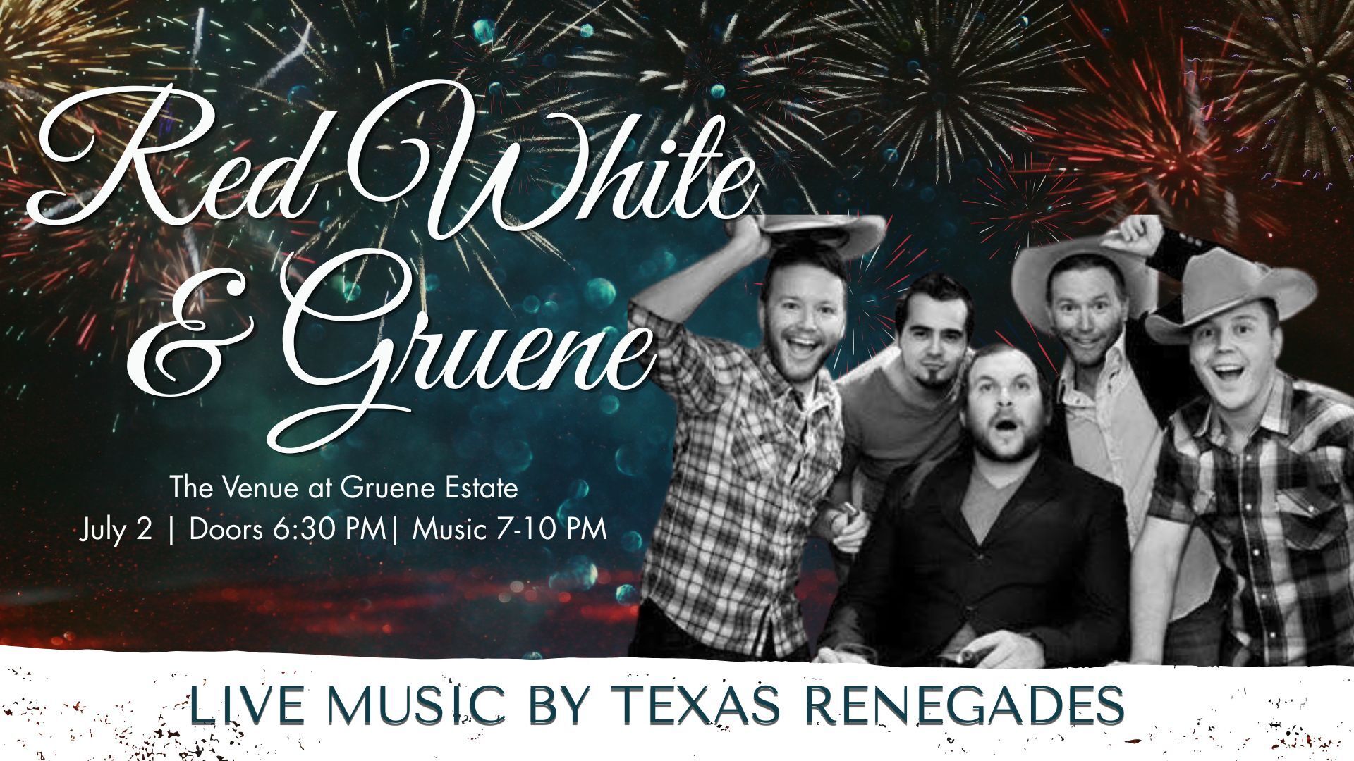 Red, White & Gruene Fouth of July Kickoff
