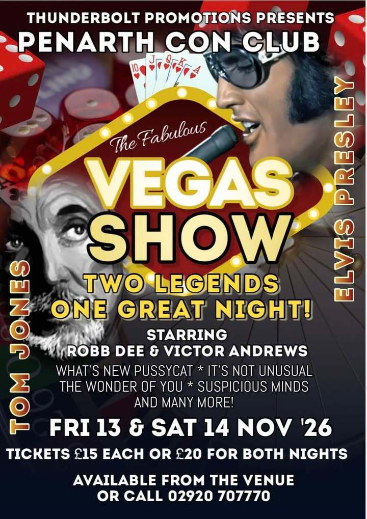 Las Vegas Night with Tom Jones and Elvis