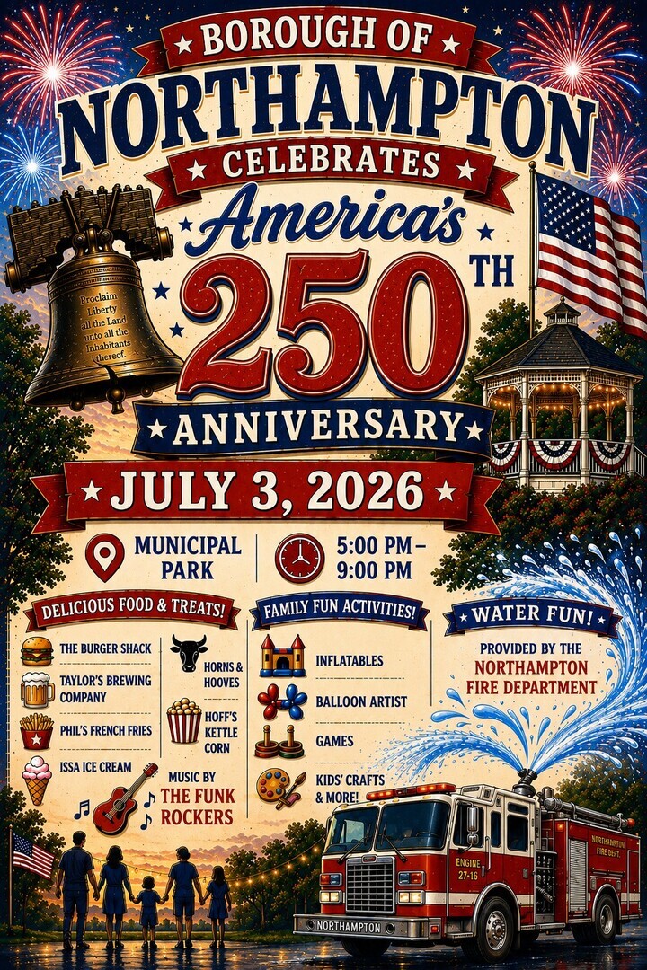 Borough of Northampton Celebrates America's 250th Anniversary