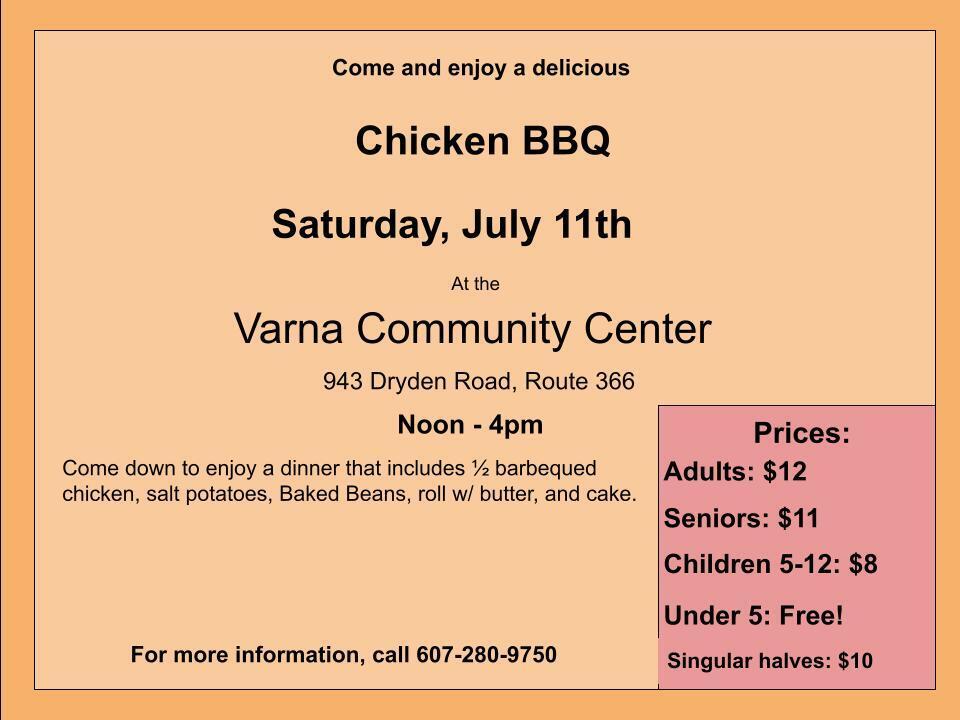 Varna Community Center Chicken BBQ