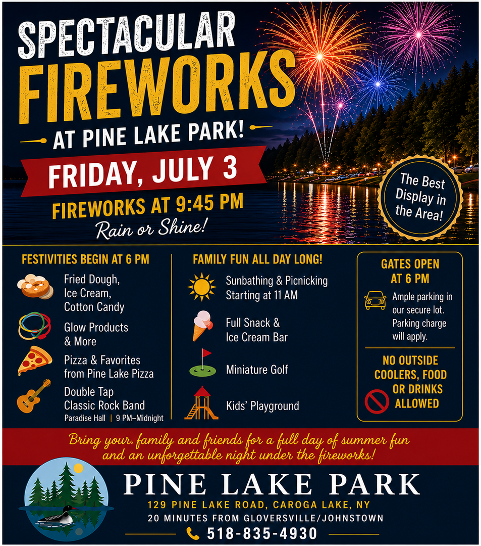 Spectacular Fireworks at Pine Lake Park! - Spectacular Fireworks at Pine Lake Park!
