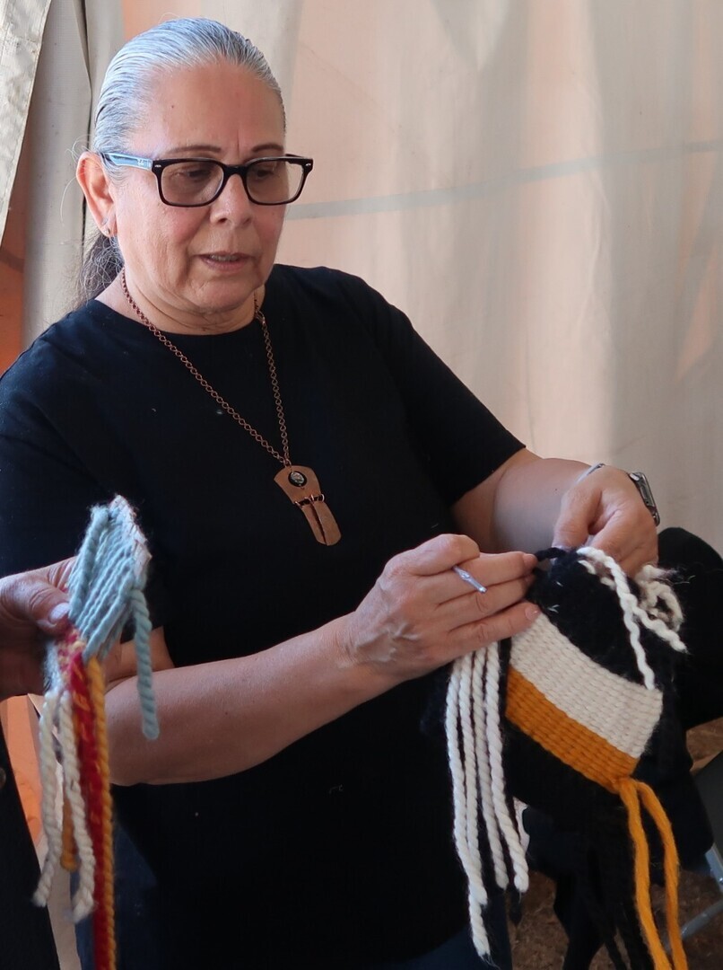 Weave a Small Coast Salish Wool Bag with Jordan Dawson - Weave a Small Coast Salish Wool Bag with Jordan Dawson