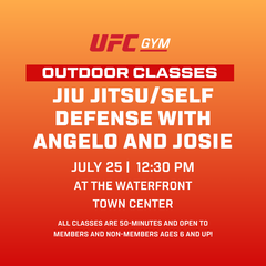 UFC Gym at The Waterfront: Outdoor Jiu Jitsu/ Self Defense Class